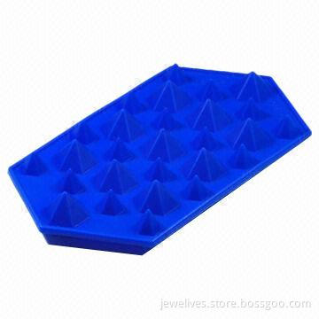 Ice tray with FDA and LFBG marks, diamond shape